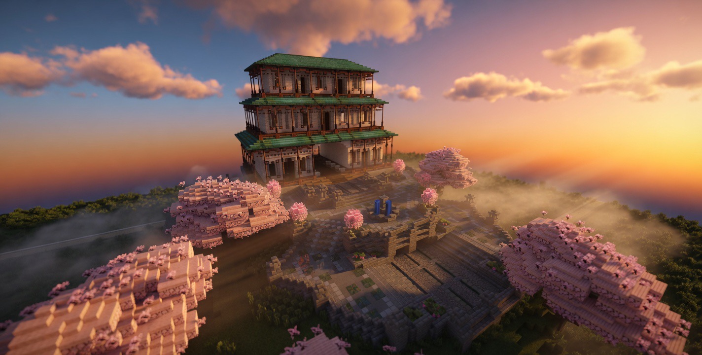 Traditional Japanese house Minecraft build