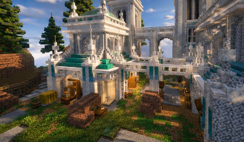 Minecraft anarchy spawn build